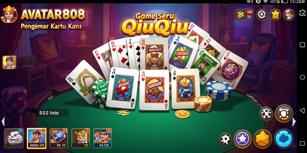 Gameplay seru QiuQiu di AVATAR808 yang menegangkan.