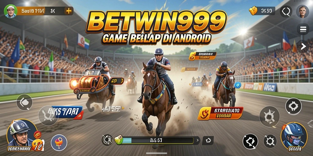 Screenshot BETWIN999 memperlihatkan aksi balap yang mendebarkan dan visual yang memukau.