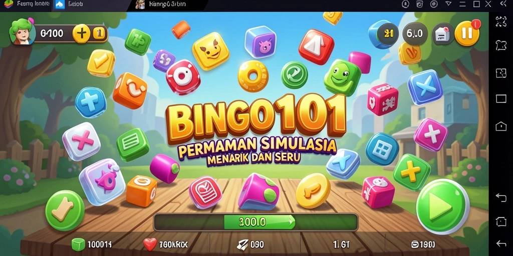 Tampilan menawan dari gameplay BINGO101 yang penuh aksi.
