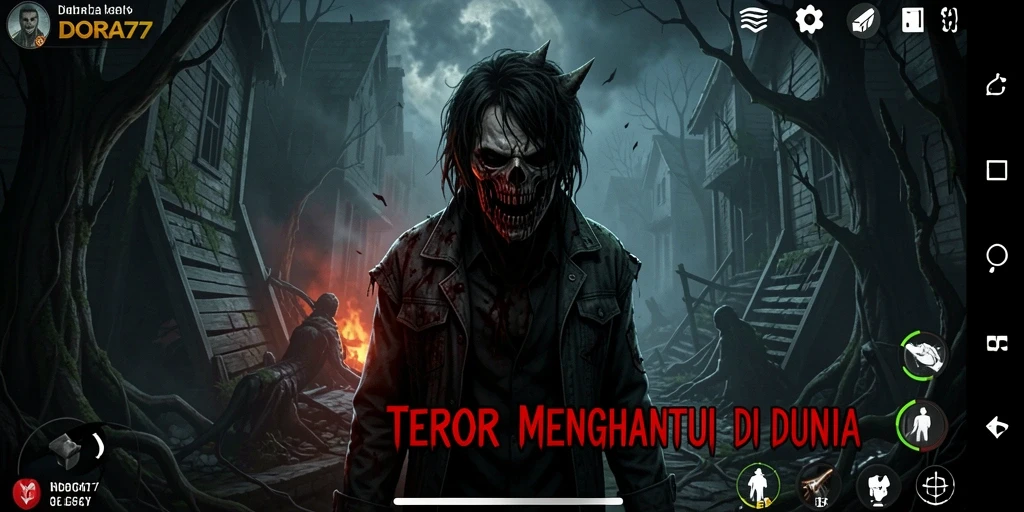 Gameplay menyeramkan dengan suasana mencekam dari DORA77.