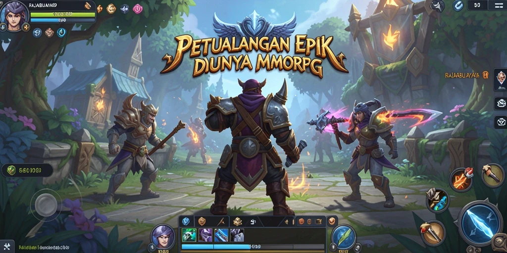 Tampilan dinamis dalam gameplay RAJABUAYA89 yang menampilkan pertempuran seru.
