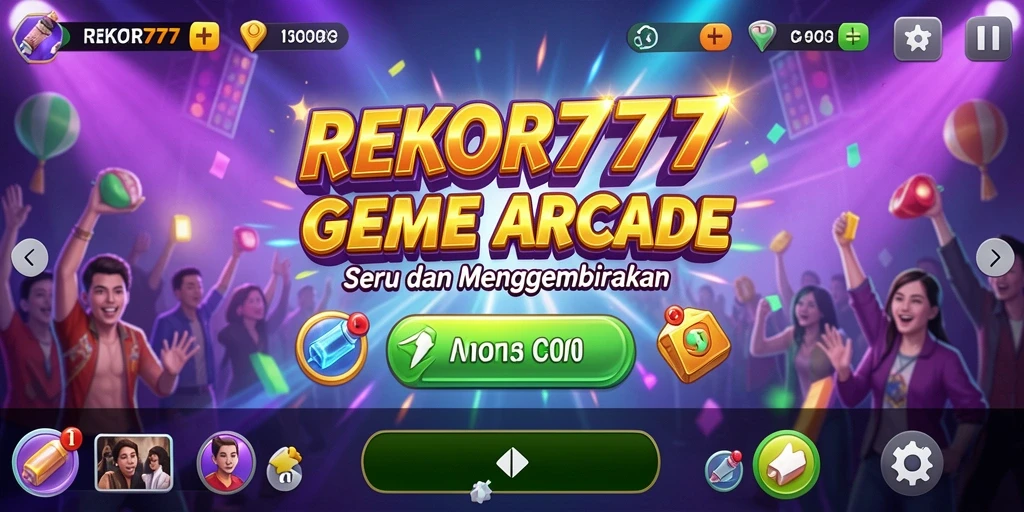 Gameplay seru REKOR777 dengan tantangan Arcade yang menarik